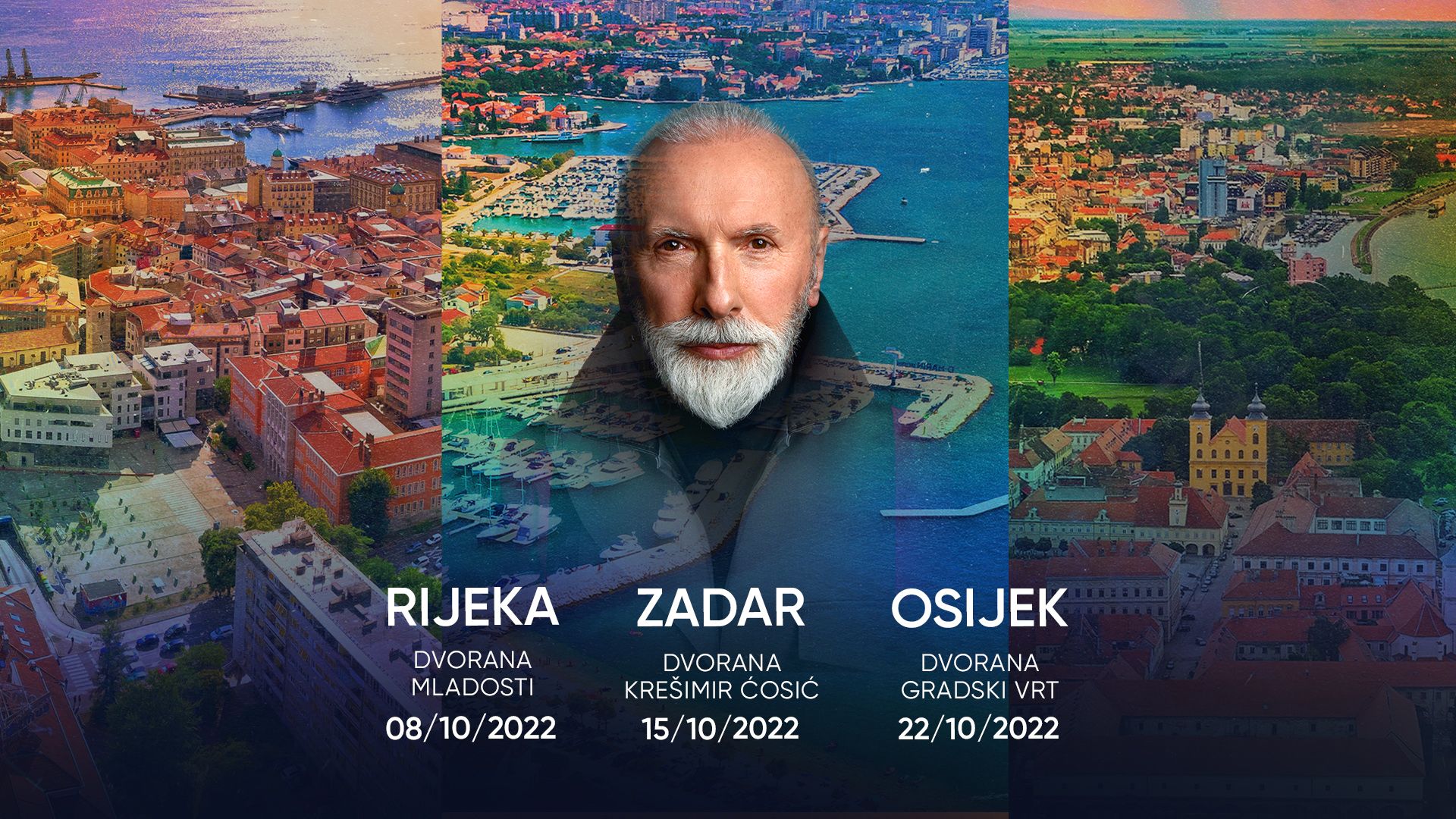 Tri koncerta u Hrvatskoj